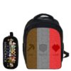 13"Minecraft Backpack School Bag+pencil case