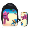 13″ POCOYO Backpack School Bag+pencil case