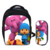 13″ POCOYO Backpack School Bag+pencil case