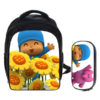 13″ POCOYO Backpack School Bag+pencil case