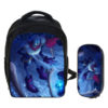 13″ Undertale Backpack School Bag+pencil case