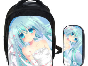 13″Hatsune Miku Backpack School Bag+pencil case