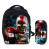13″Iron Man Backpack School Bag+pencil case