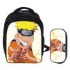 13″Naruto Backpack School Bag+pencil case