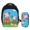 13″Peppa Pig Backpack School Bag+pencil case