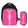 13″Pink Panther Backpack School Bag+pencil case