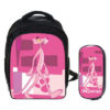 13″Pink Panther Backpack School Bag+pencil case