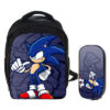 13″Sonic Backpack School Bag+pencil case