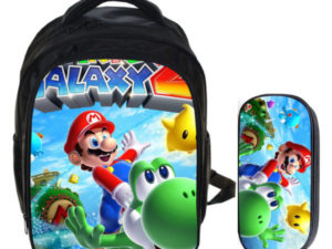 13″Super Mario Backpack School Bag+pencil case