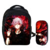 13″Tokyo Ghoul Backpack School Bag+pencil case