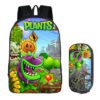 16Plants Vs. Zombies Backpack School Bag+pencil case