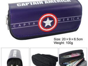Captain America Pen Case Student’s Large Capacity Pencil Bag