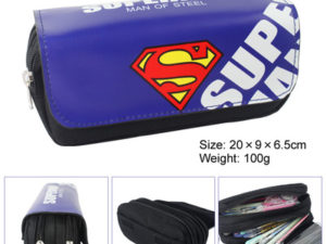 Super man Pen Case Student’s Large Capacity Pencil Bag