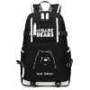 We Bare Bears Backpack MineCraft School Bag