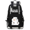 We Bare Bears Backpack MineCraft School Bag