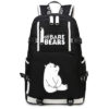 We Bare Bears Backpack MineCraft School Bag