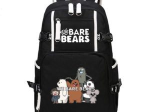 We Bare Bears Backpack MineCraft School Bag