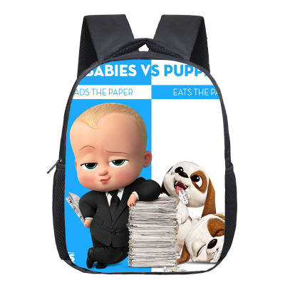 12″The Boss Baby Backpack School Bag 