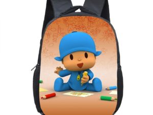12 Inch POCOYO Children's Backpack Kids School Cute Daily Bag Kindergarten Bags Girls Boys Waterproof Ruckpack