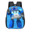 12″Traffic Safety with Poli Backpack School Bag