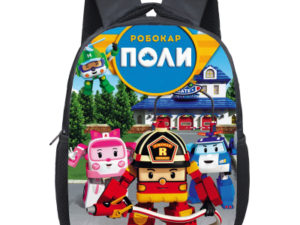 12″Traffic Safety with Poli Backpack School Bag