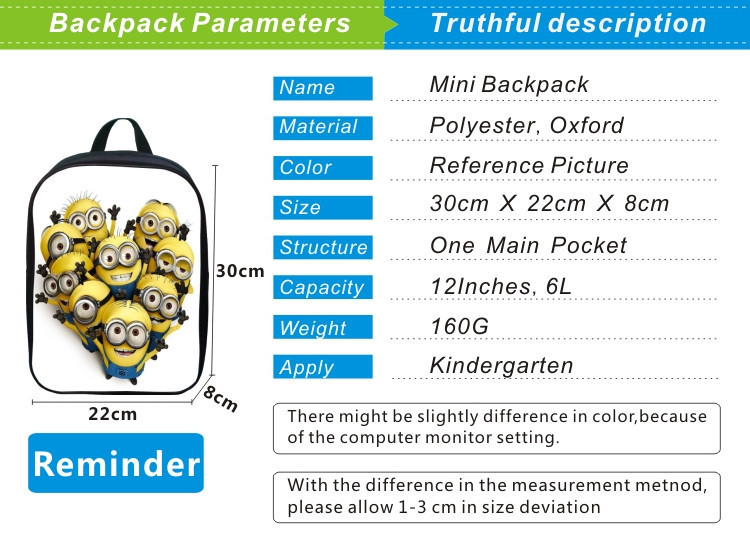 Backpack School Bag for kids