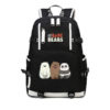 We Bare Bears School Bag Backpack