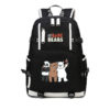 We Bare Bears School Bag Backpack