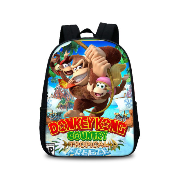 12″Donkey Kong Backpack School Bag