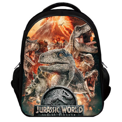 jurassic world school bag
