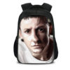 16Chester Bennington Backpack School Bag Black