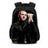 16Chester Bennington Backpack School Bag Black