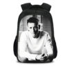 16Chester Bennington Backpack School Bag Black