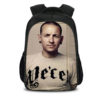 16Chester Bennington Backpack School Bag Black