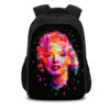 16Marilyn Monroe Backpack School Bag Black