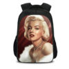 16Marilyn Monroe Backpack School Bag Black