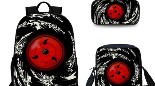 16″NARUTO Backpack School Bag Combo