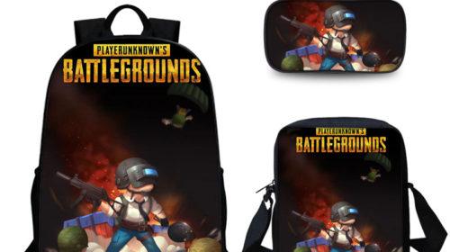 16″PUBG Backpack School Bag Combo
