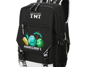 18”MineCraft All Characters Backpack School Bag