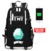 MineCraft Backpack School Bag
