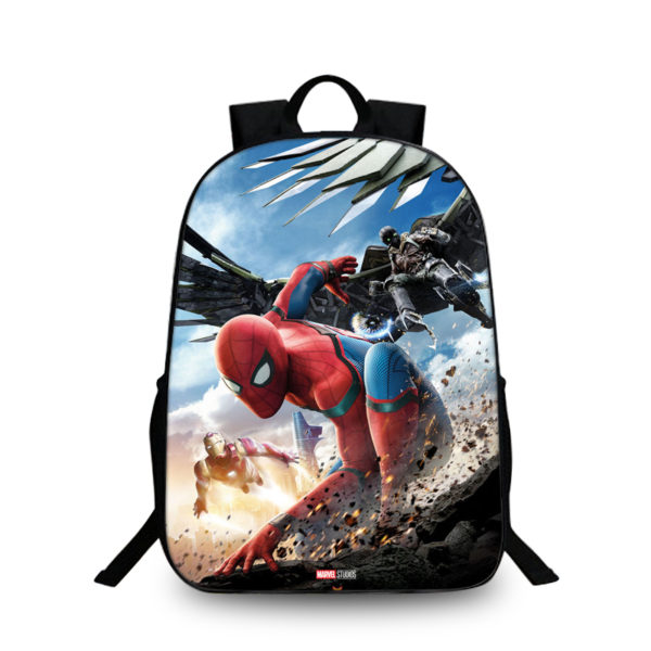 16″ Spider-Man Homecoming School Bag Backpack - Baganime