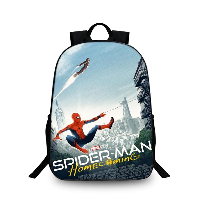 16″ Spider-Man Homecoming School Bag Backpack - Baganime