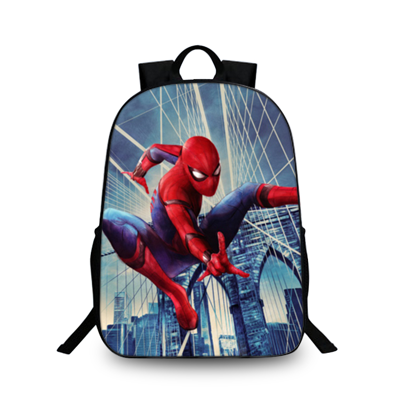 16″ Spider-Man Homecoming School Bag Backpack - Baganime