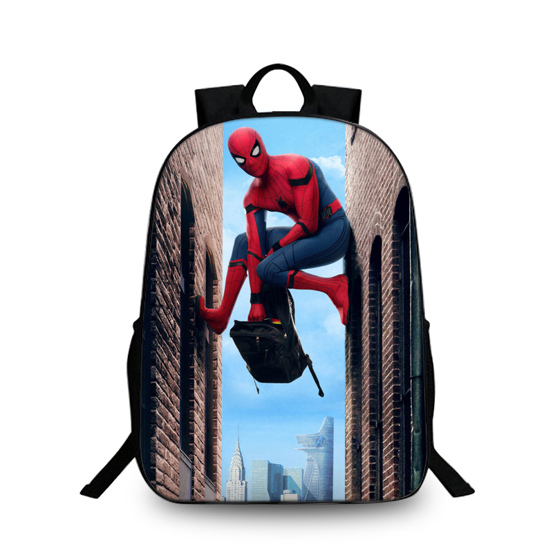 16″ Spider-Man Homecoming School Bag Backpack - Baganime