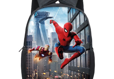 12 Inch Spider-Man Children's Backpack Kids School Cute Daily Bag Kindergarten Bags Girls Boys Waterproof Ruckpack