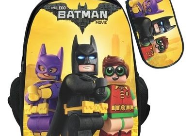16"Batman Backpack School Bag+Pencil Bag
