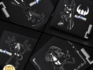 BLACK★ROCK SHOOTER PU Leather Short Wallets