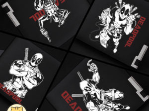Deadpool PU Leather Short Wallets