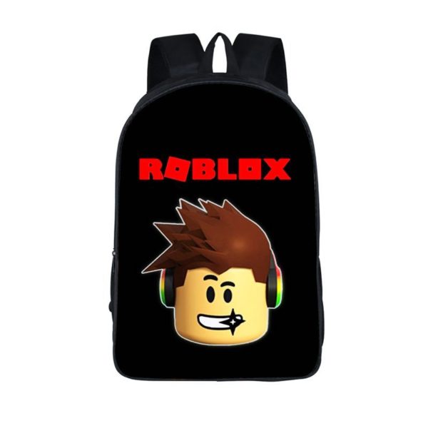 16 Roblox Backpack School Bag Baganime - roblox logo games backpack bag school book bag zipper fans
