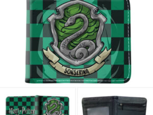 Hogwarts Legacy Pu Leather Folding Wallet Anime Short Purse